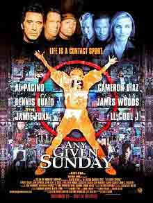 American football film - Any given sunday