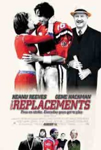 American football films - The replacements